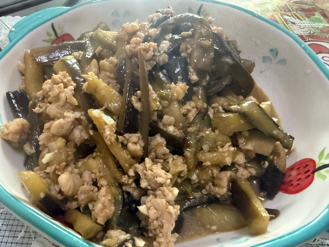 超级下饭酱香味肉末茄子