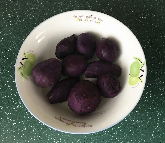 紫薯双色馒头的做法 步骤2