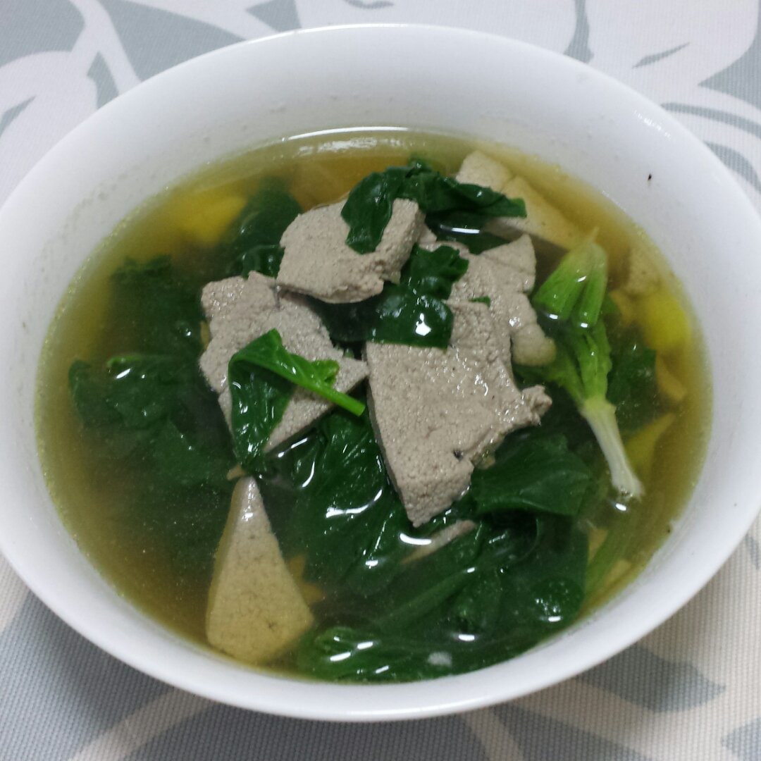 菠菜猪肝汤