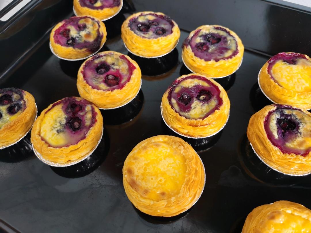 爆浆蓝莓蛋挞