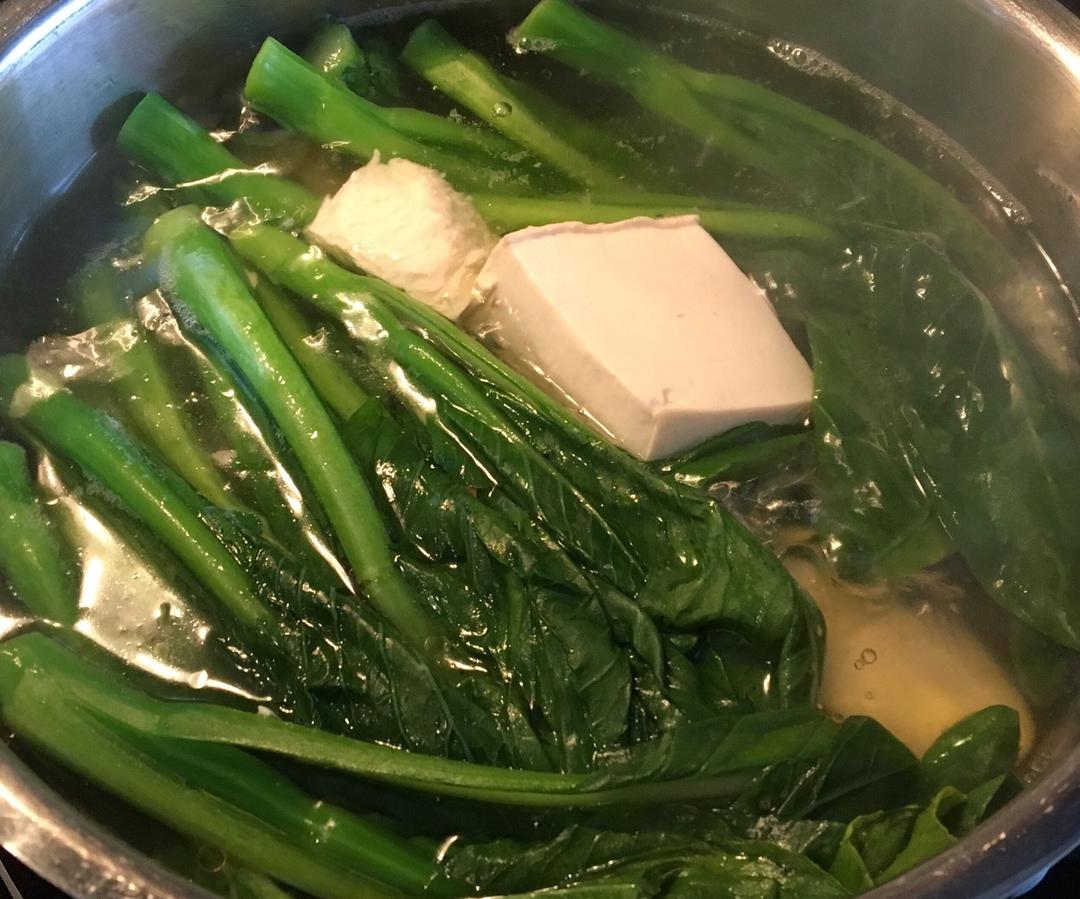 青菜豆腐汤