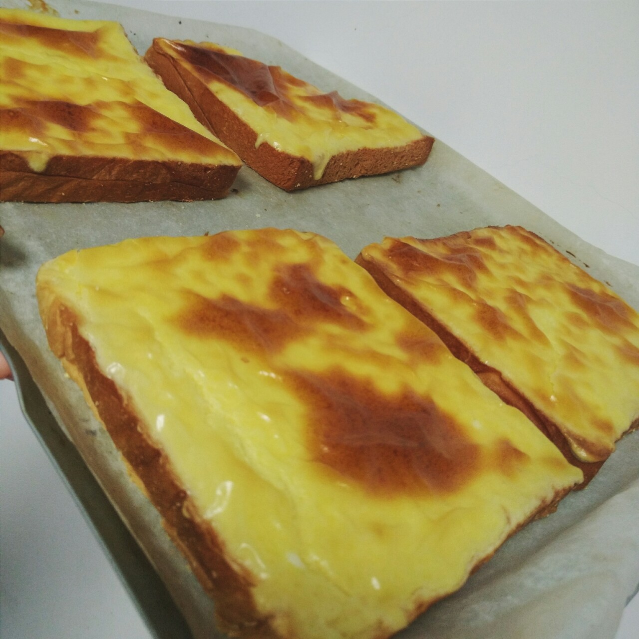 乳酪厚片（消耗吐司，奶油奶酪）