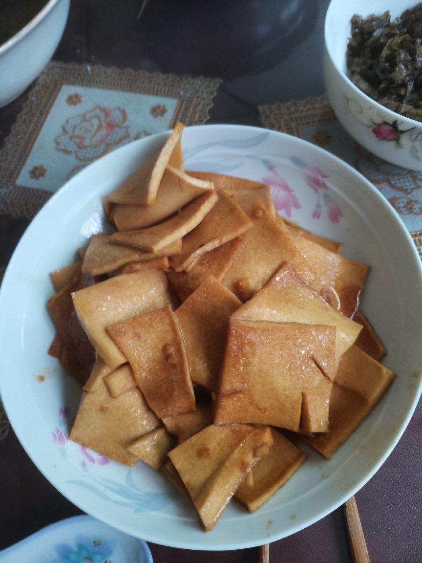 干锅千叶豆腐，千页豆腐