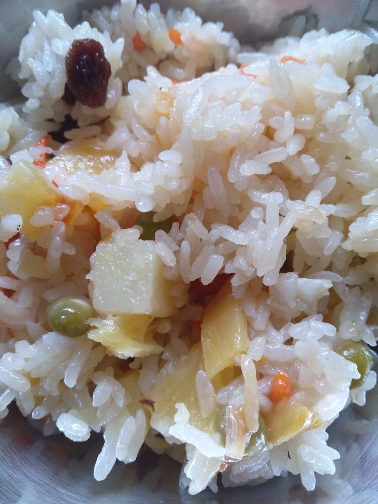 电饭锅版懒人菠萝饭