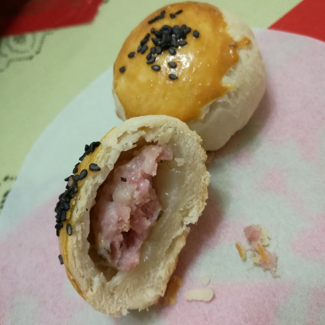 泳式鲜肉榨菜月饼