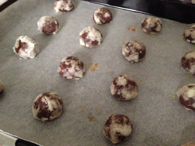 巧克力裂纹曲奇