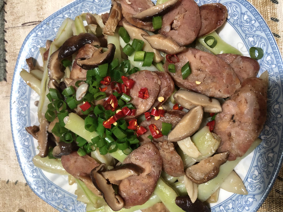 豆角香肠