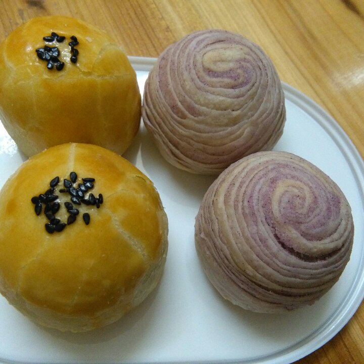 紫薯酥&抹茶酥