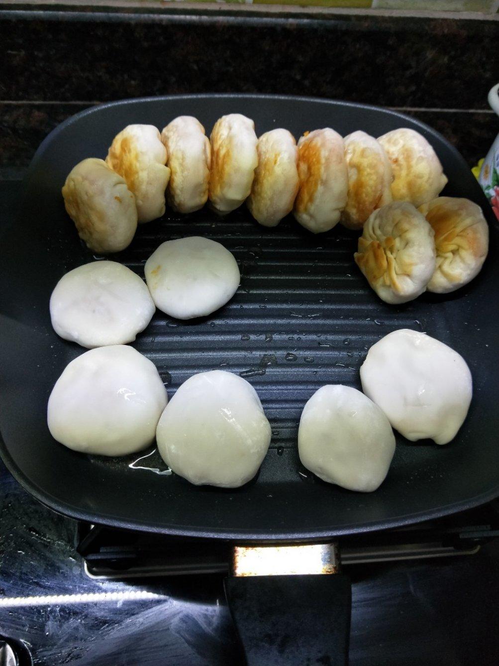 爆浆紫薯饼