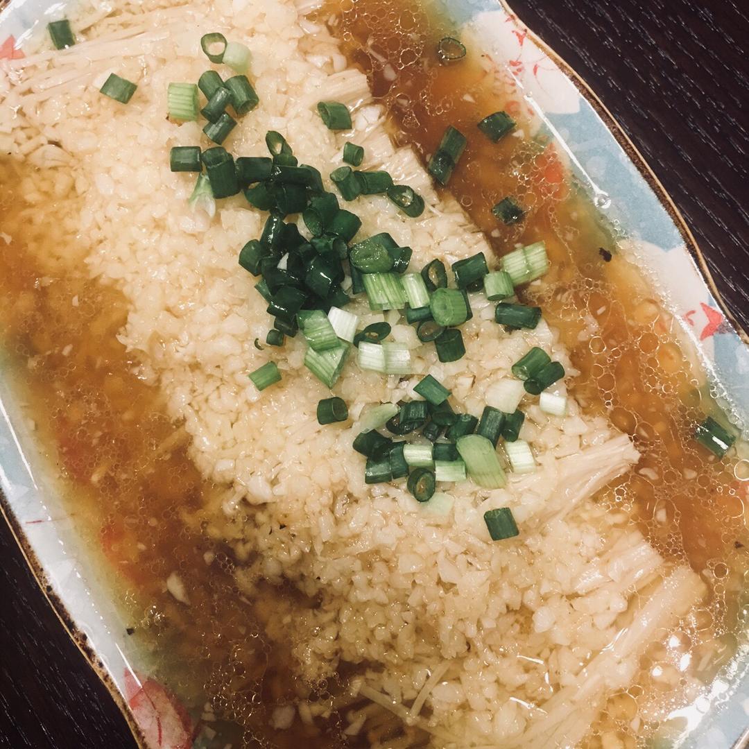 蒜蓉蒸金针菇
