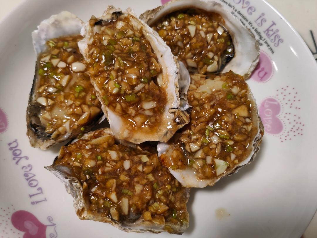 蒜蓉烤生蚝（空气炸锅版）