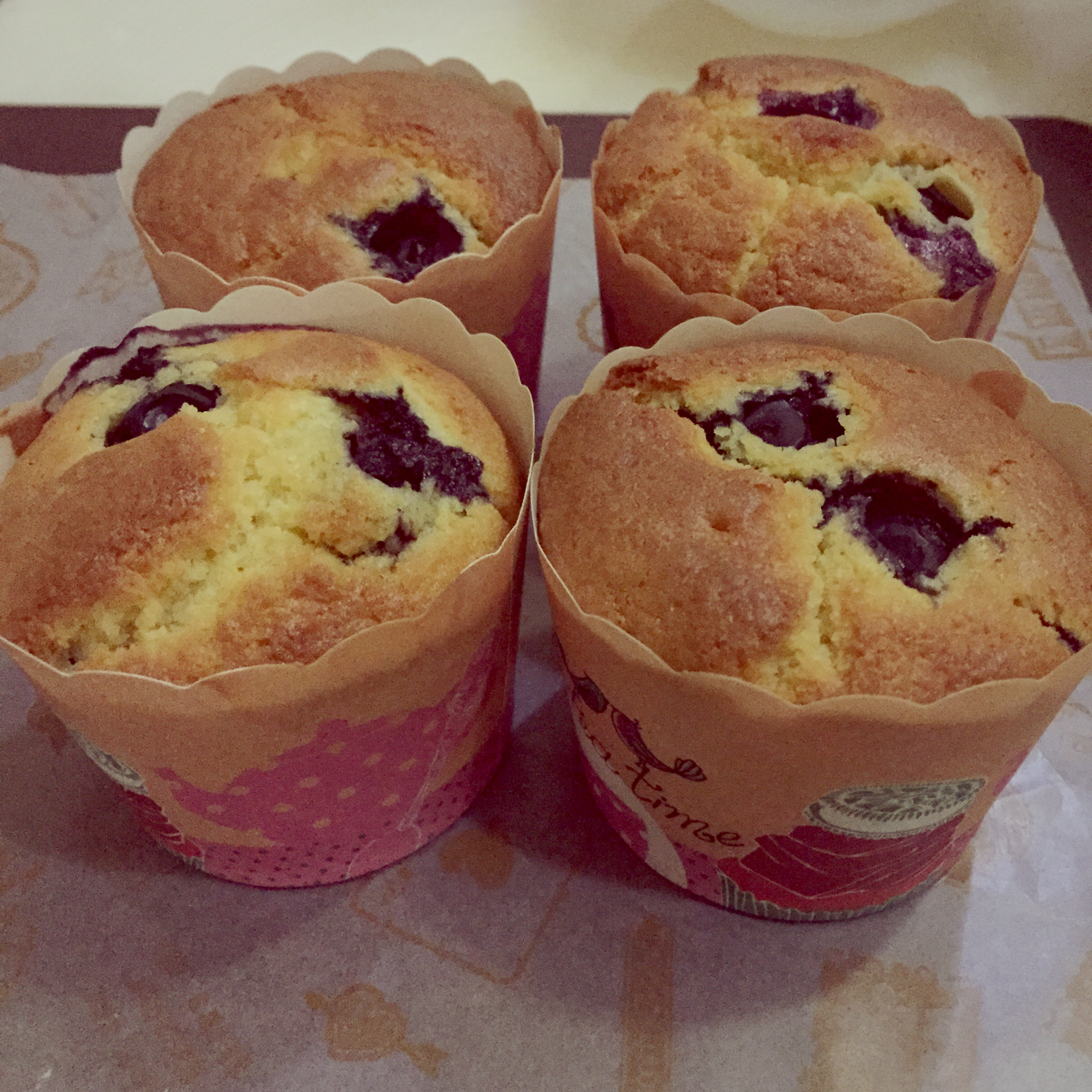 蓝莓玛芬蛋糕 Blueberry Muffin