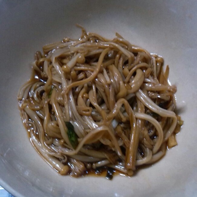 白灼金针菇