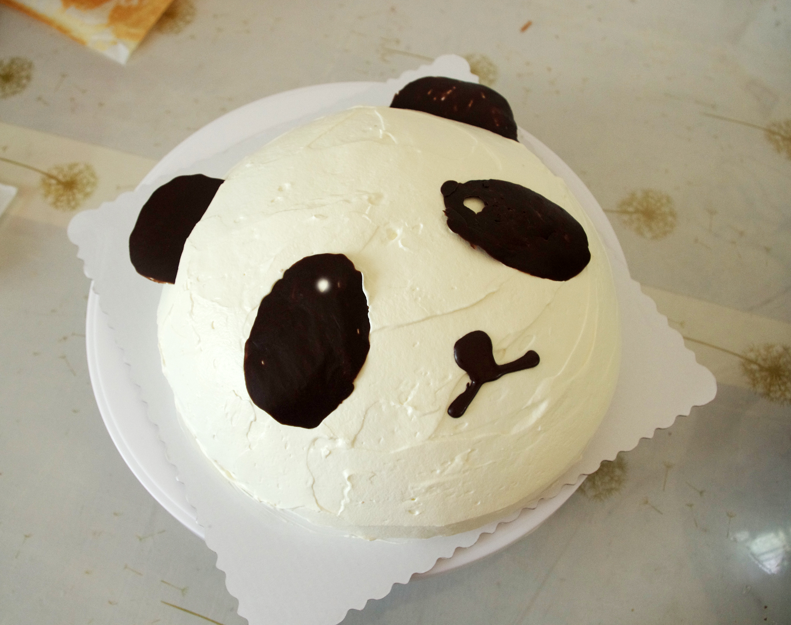 熊猫蛋糕-原创