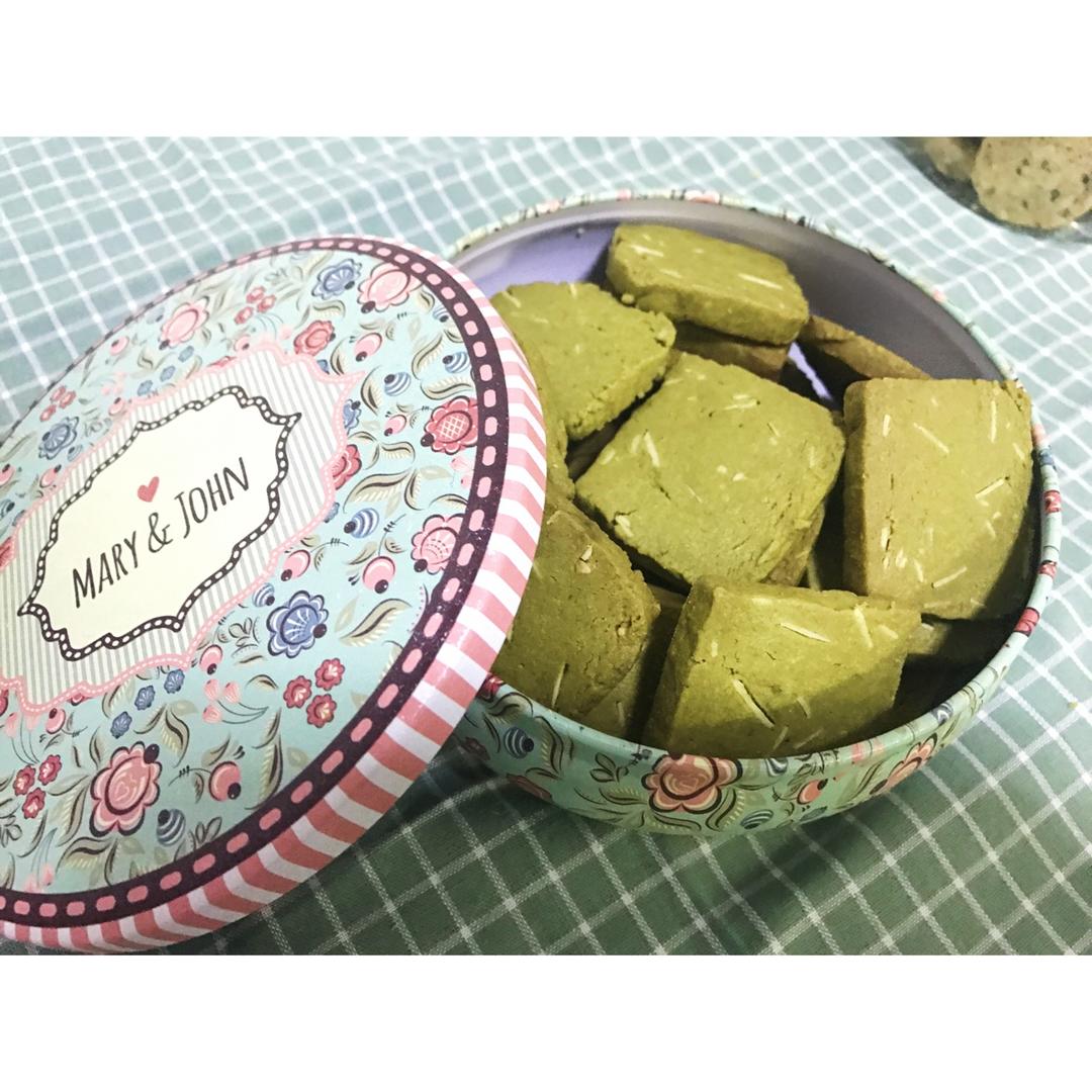 抹茶杏仁饼干