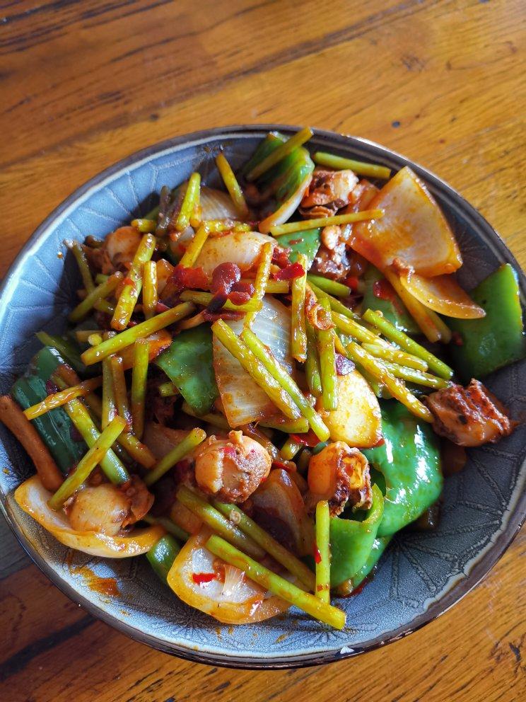 家常小炒扇贝肉