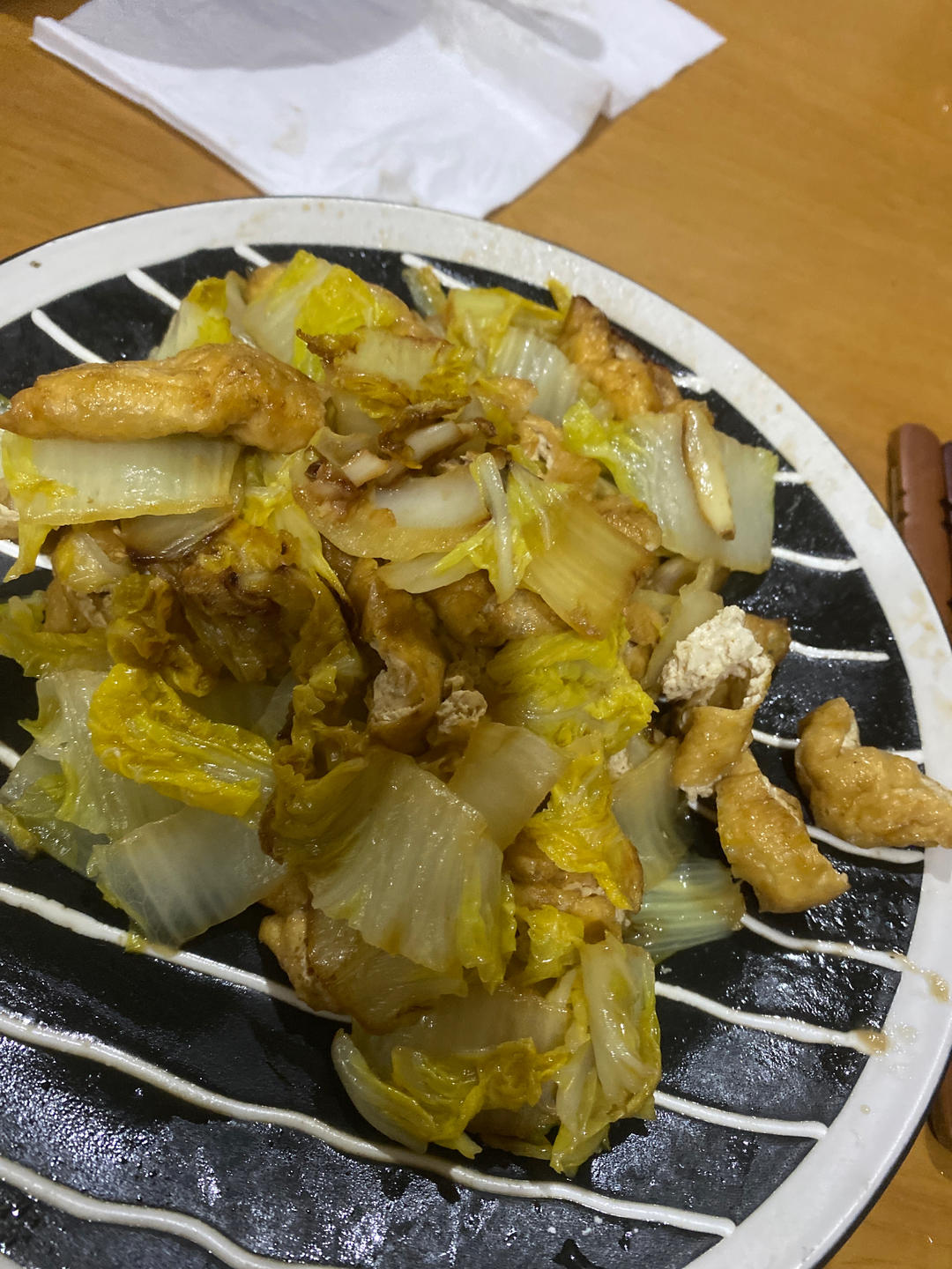 好吃到连汤汁都不剩的白菜焖豆泡，给肉都不换