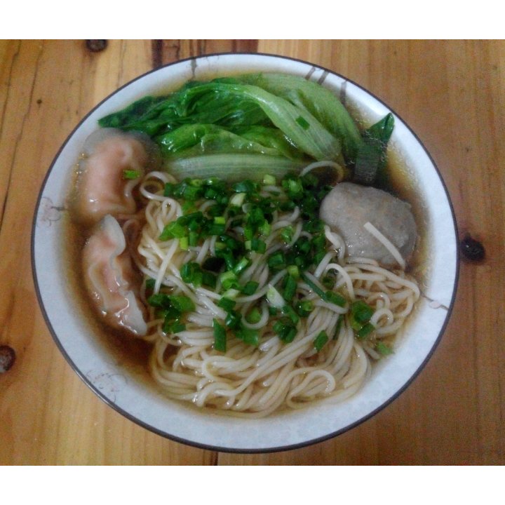 小葱麻油酱油面