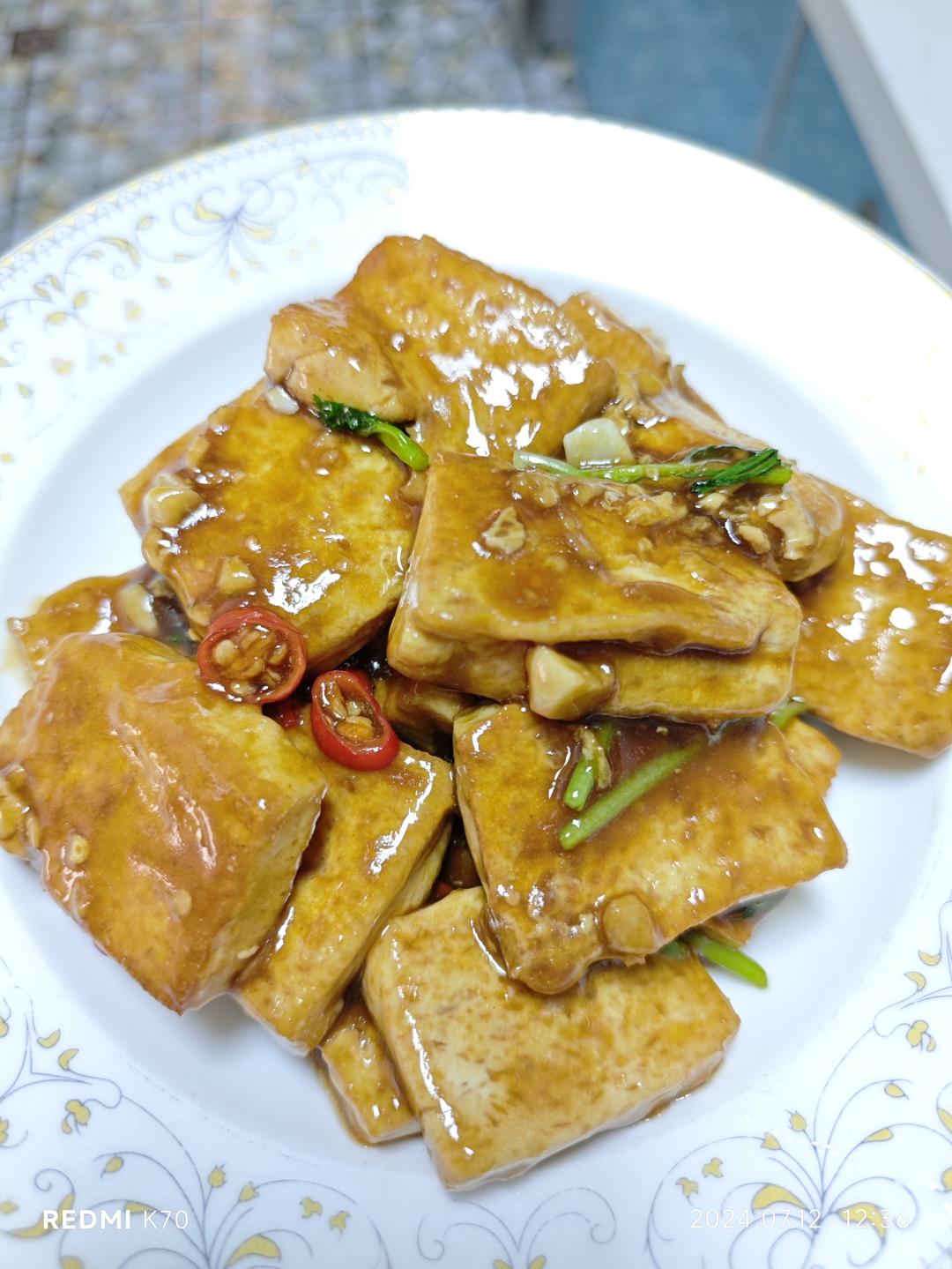 无敌好吃的香煎豆腐