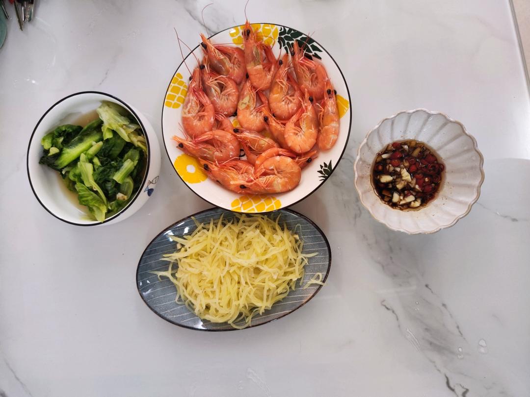 最简单的白灼虾（水煮）盐水基尾虾