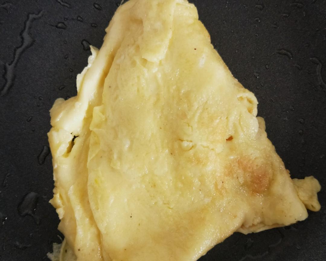 冬日快手简易早餐——鸡蛋饼