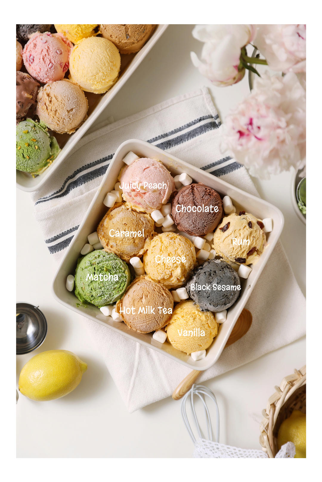 香草水牛乳冰淇淋