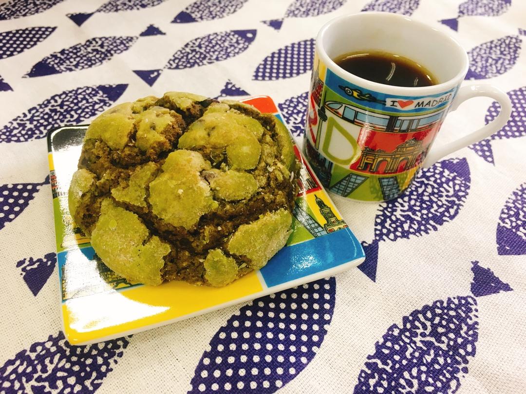 抹茶奶酪巧克力曲奇 Matcha Cream Cheese Choc Cookies