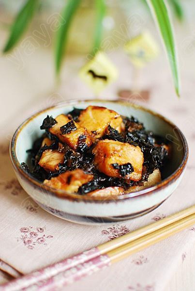 梅干菜炕三文鱼的做法