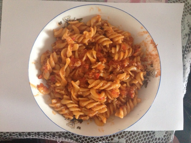 番茄肉酱意大利面
