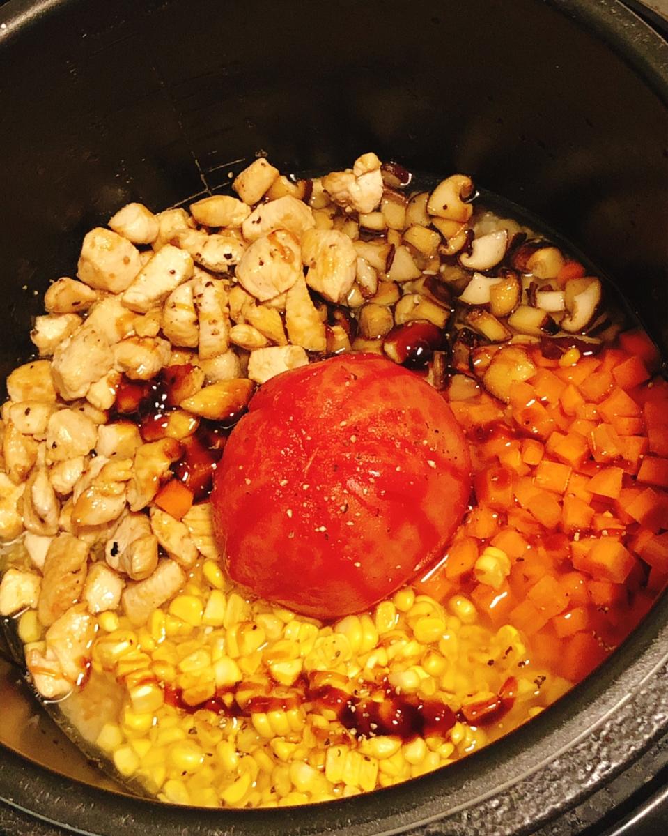 懒人电饭煲蒸饭