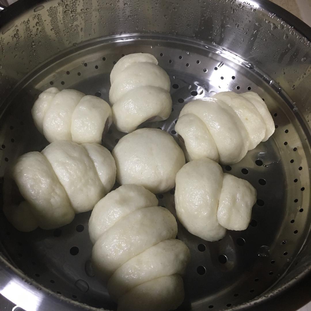 快手火腿卷～一次发酵