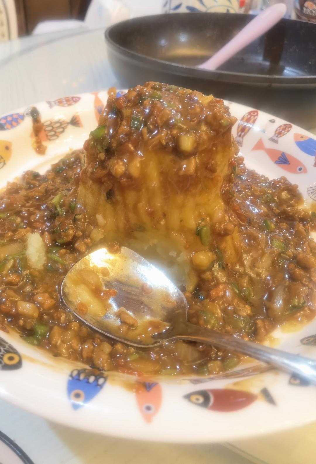 网红火山土豆泥