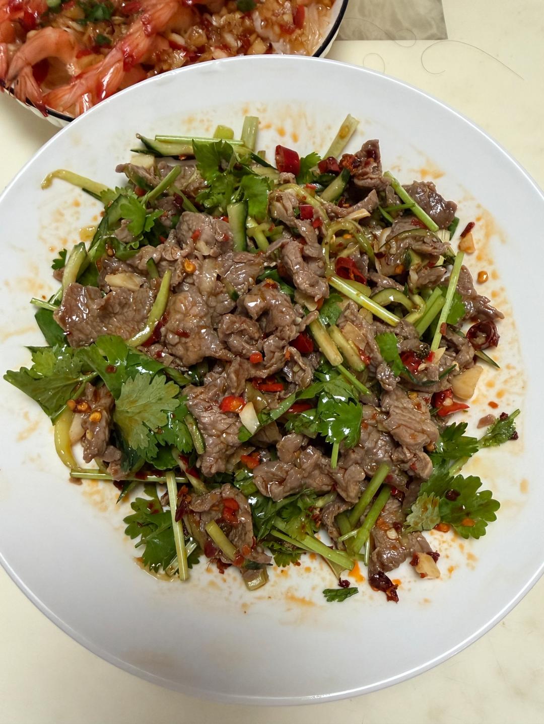 丈母娘吃了都夸的凉拌香菜牛肉