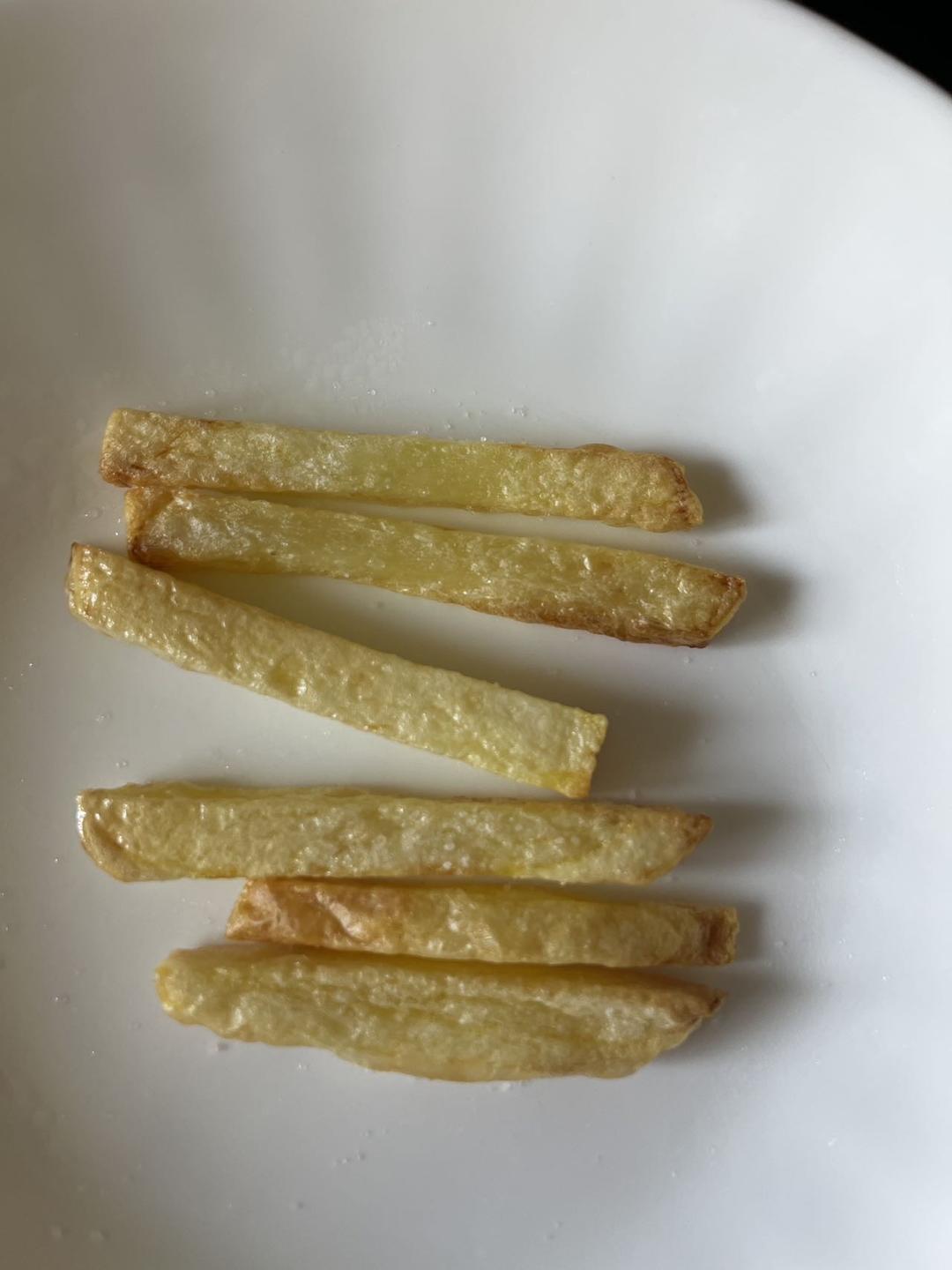 0失败！超简单！很省油！空气炸锅版薯条，现做现吃哦