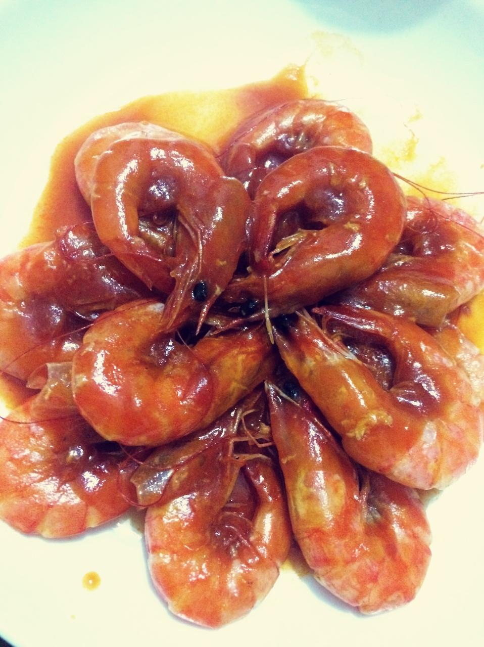 【中餐厅】晓明的即兴茄汁大虾『多图详解』