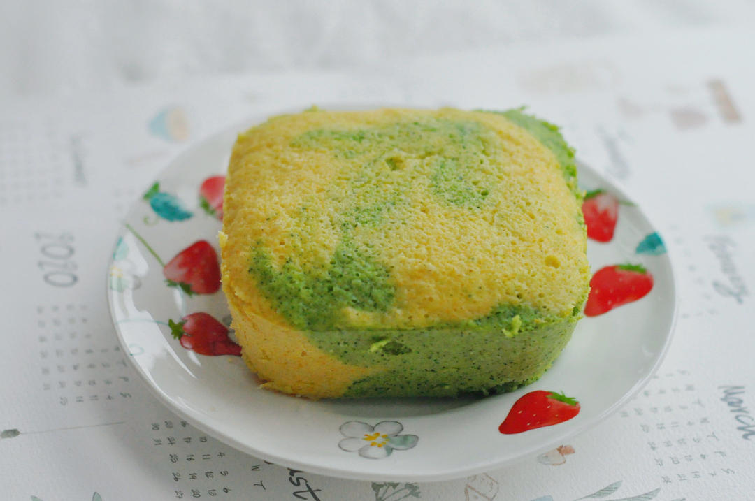 宝宝辅食之胡萝卜青菜双色蒸糕