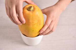 夏季甜品 | 木瓜椰奶冻的做法 步骤9