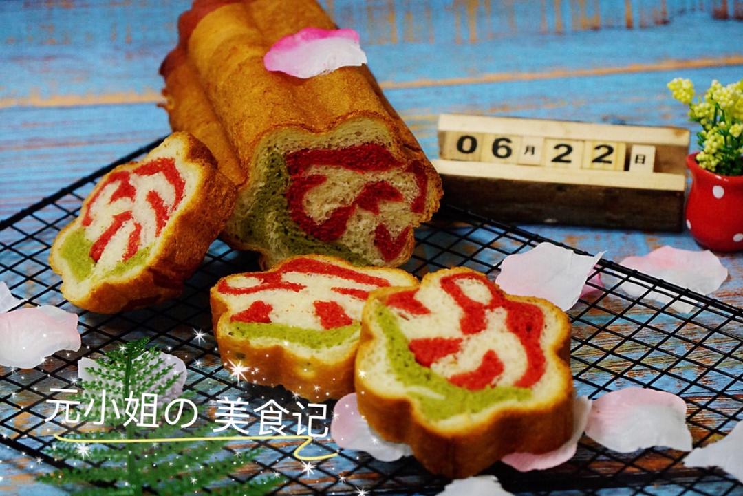 玫瑰花插画吐司