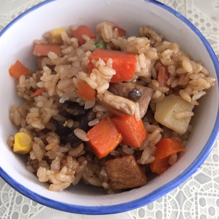 土豆腊味饭