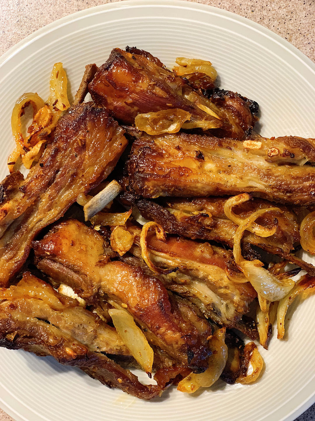 超好吃的烤羊排烤箱版