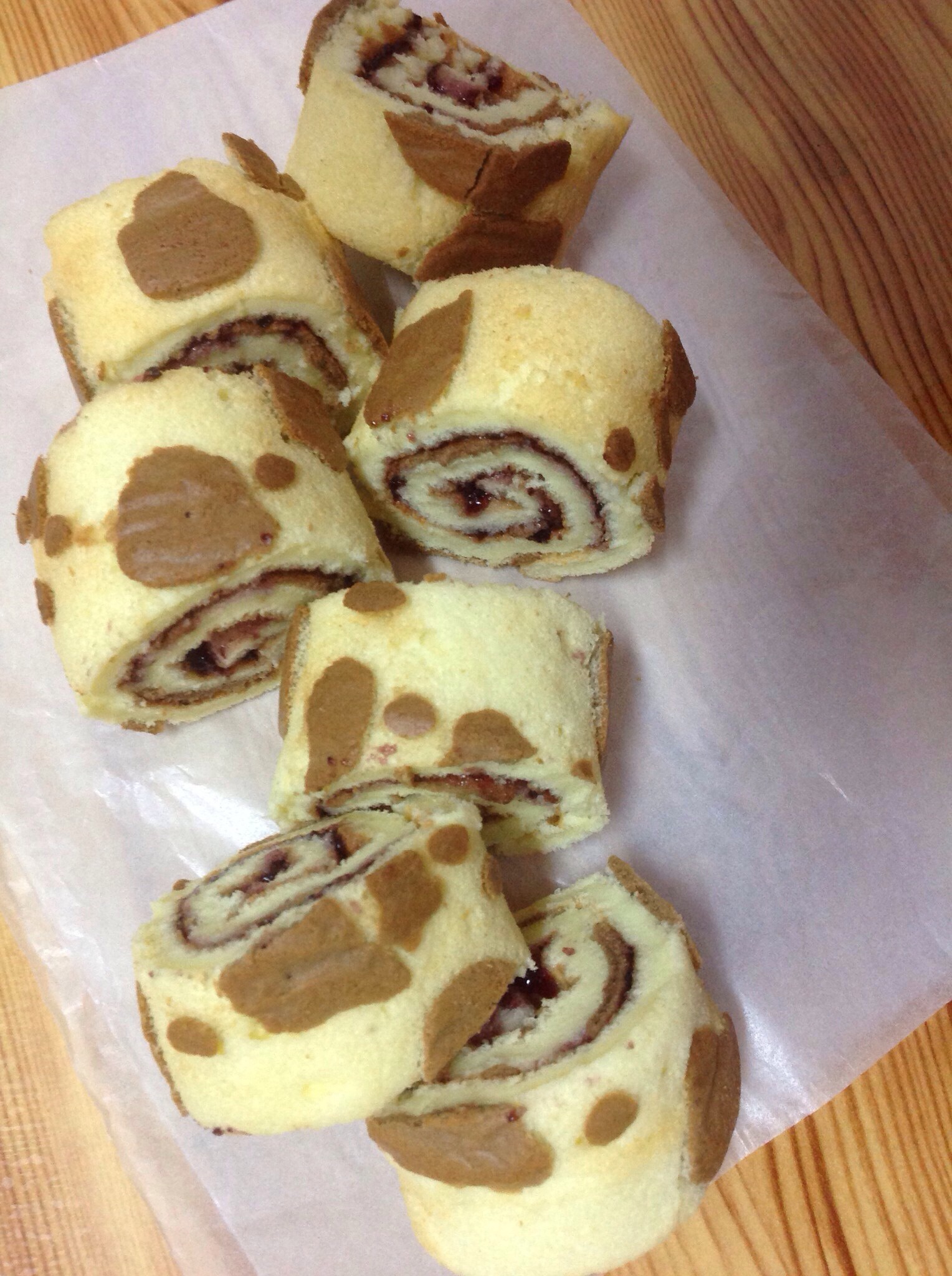 蓝莓蛋糕卷