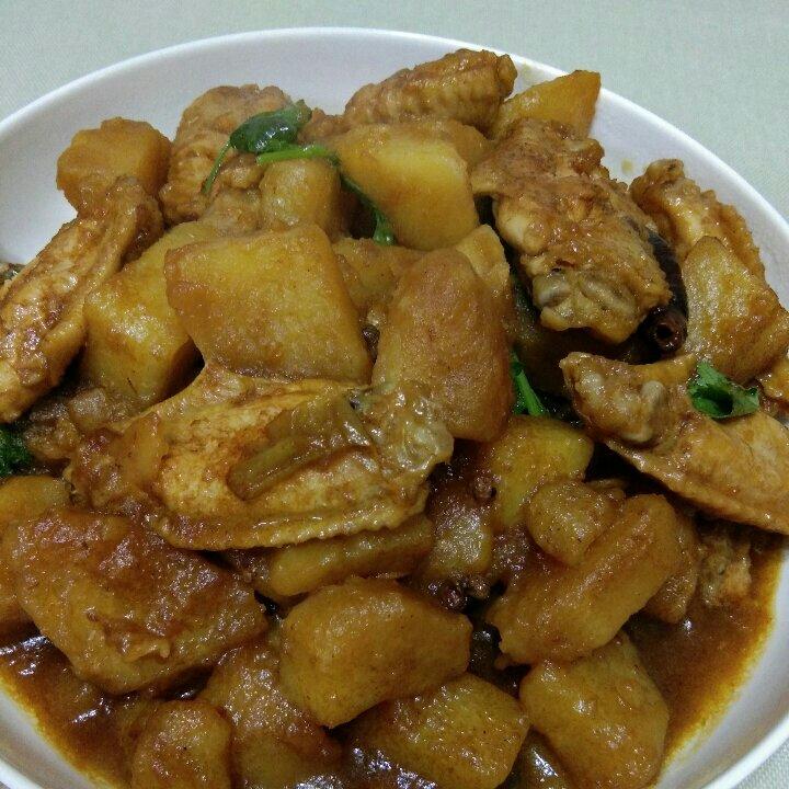 土豆炖鸡翅（快手零失败）