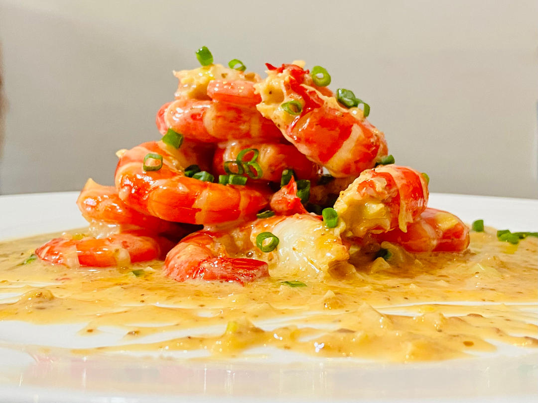 「菜」蒜香奶油虾🦐