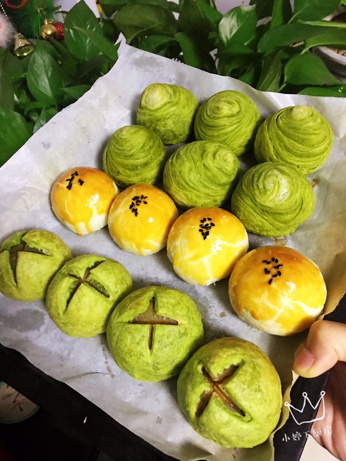 中秋中式甜点.蛋黄酥🔆         超级详细版制作流程的做法