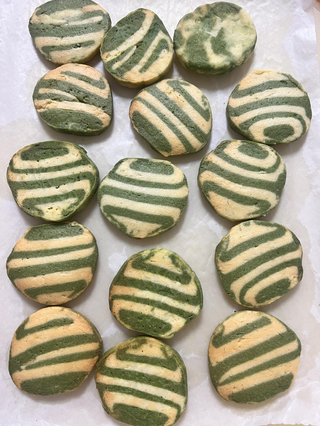 抹茶大理石饼干（抹茶控必备）