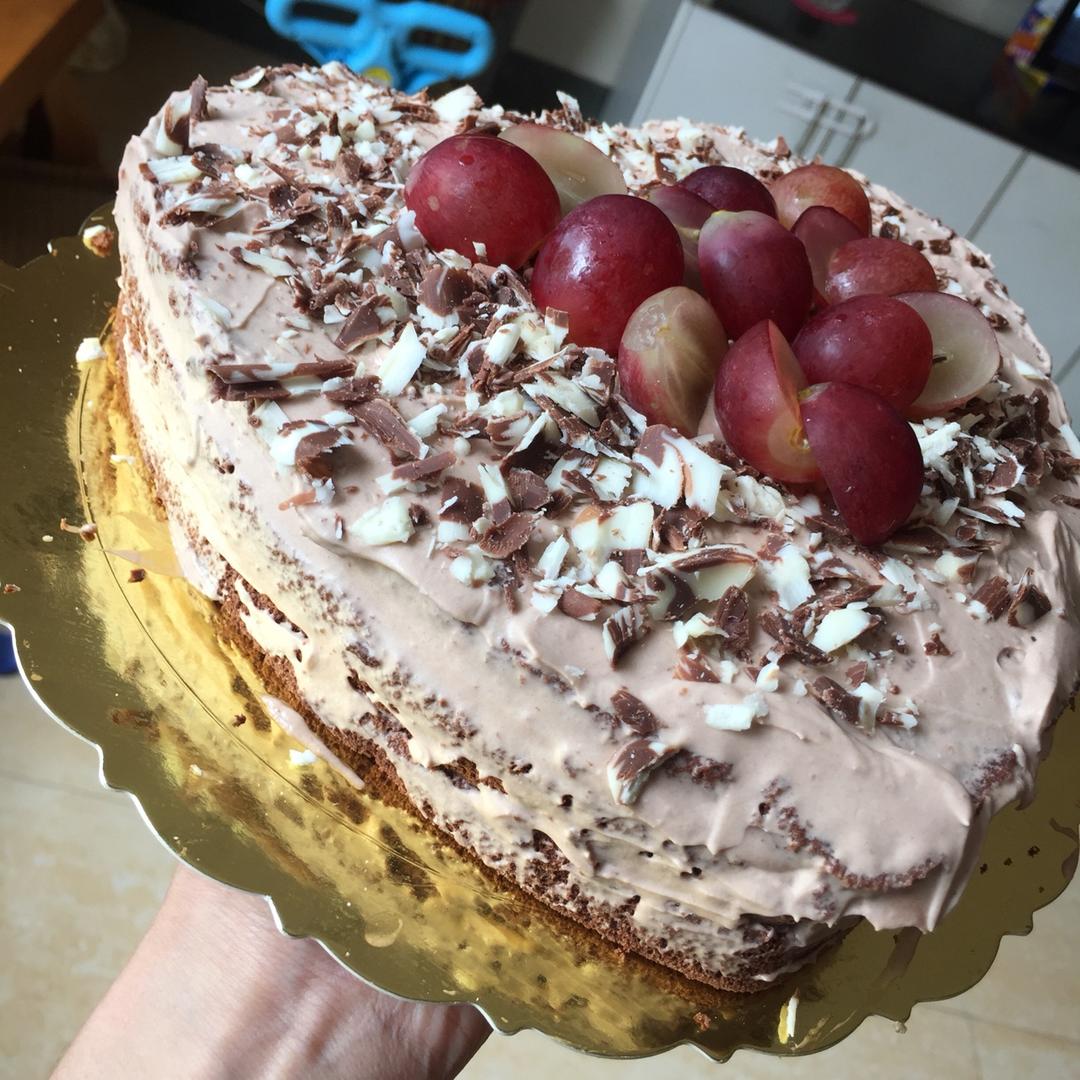 史上最好吃的摩卡戚风蛋糕7寸！！