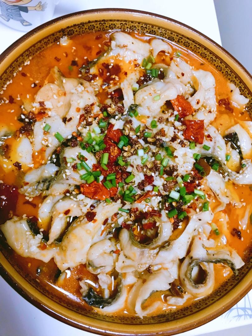 boluohx做的家庭餐厅之麻辣水煮鱼家庭版