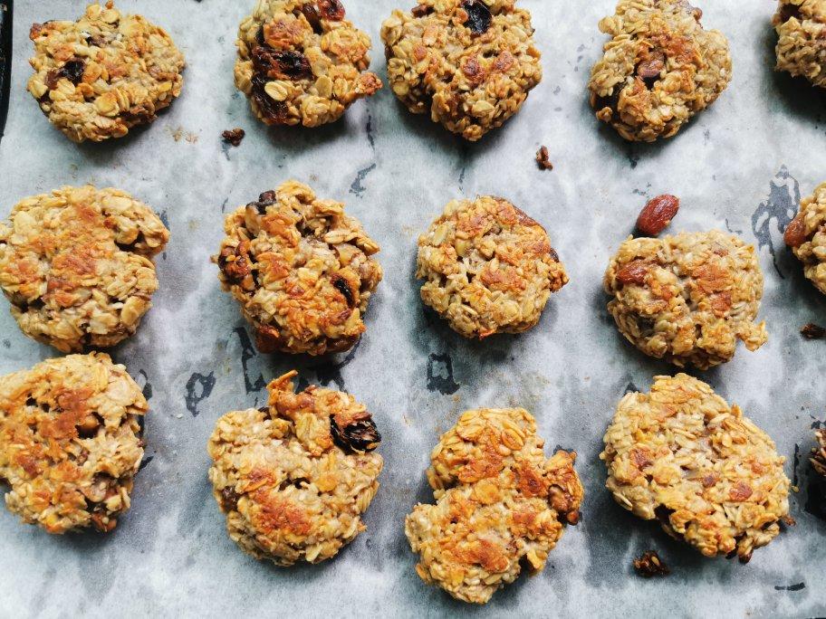 （不喜欢勿尝试 口感偏硬）少糖无油低脂全麦燕麦代餐饼干