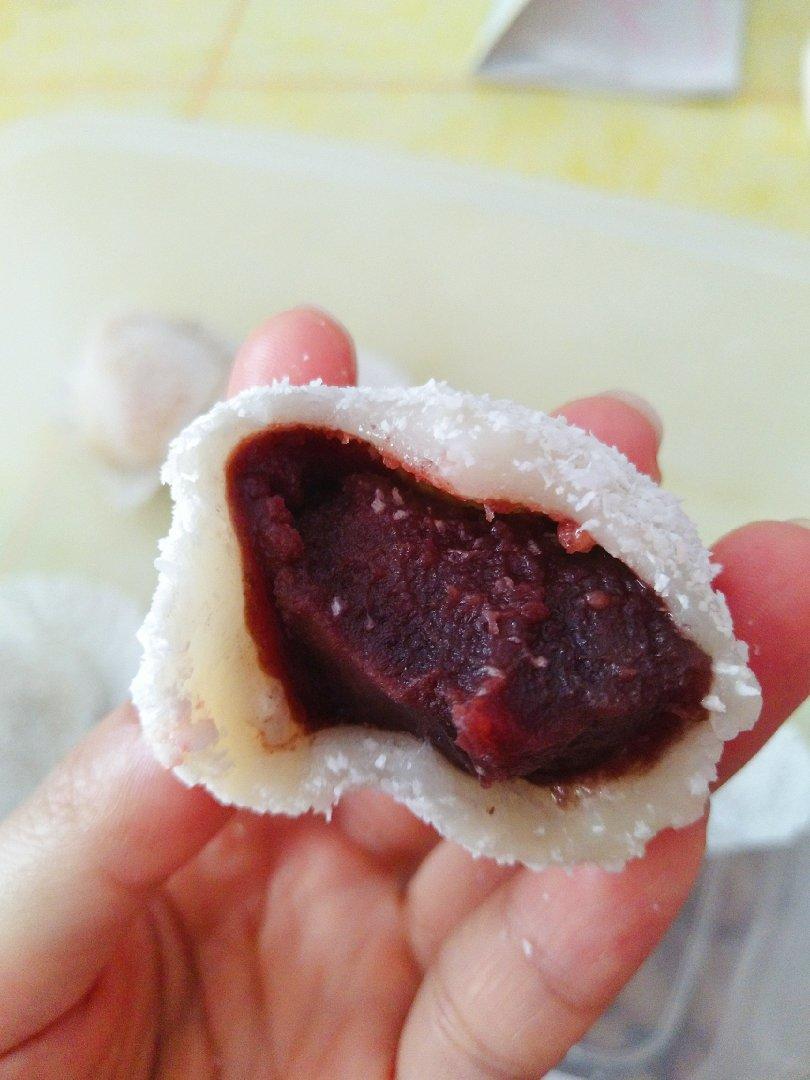 热爱我的热爱0107做的红豆沙糯米糍