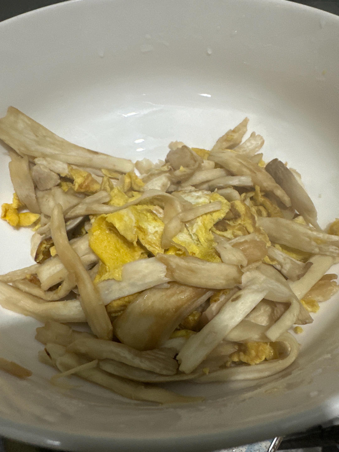 杏鲍菇炒鸡蛋